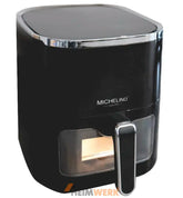 Michelino Air Fryer  5 liters Black with Viewing Window